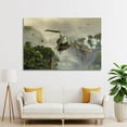thumbnail image 3 of UH-1D Huey Helicopter Fighter Painting Boys Room Poster Poster for Room Aesthetic Posters & Prints on Canvas Wall Art Poster for Room, 3 of 5