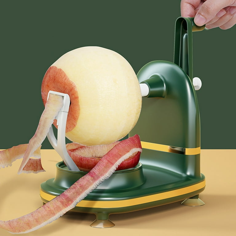 Travelwant Apple Peeler Pear Peeler Stainless Steel Blades Apple Peeler Slicer Corer with Suction Base