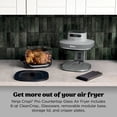 thumbnail image 3 of Ninja Crispi Pro Glass Air Fryer 6-Qt, 4-in-1, Air Fry Bake Recrisp Dehydrate, Dishwasher Safe, AS100WH White, 3 of 10