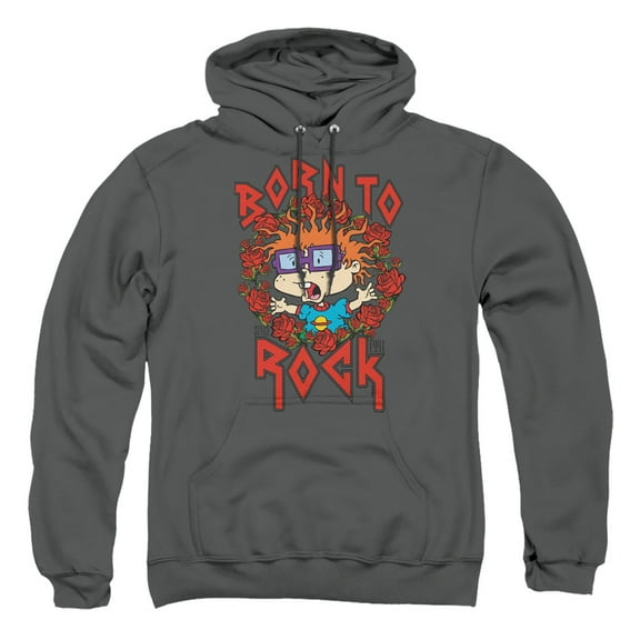 Rugrats Chucky Was Born To Rock Unisex Adult Pull-Over Hoodie