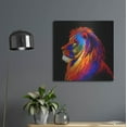 thumbnail image 6 of Luxe Metal Art ' The Lion' by Incado, Metal Wall Art, 24"x24", 6 of 8