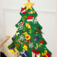 thumbnail image 3 of Juguete Montessori para bebé, 32 Uds., árbol de Navidad de fieltro DIY, tablero ocupado para niños pequeños, regalo de árbol de Navidad para niño y niña, decoraciones de adorno de pared para puerta, 3 of 5