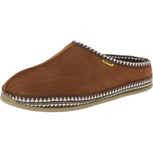 Deer Stags Men's Wherever Slip on Slipper, Chestnut, 8 W US