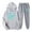 Gray, variant on Hooded Sweat Suits for Womens 2 Piece Tracksuit Outfits Valentines Day Love Printed Hoodies and Jogger Pants Lounge Sets Pink 3XL