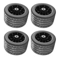 thumbnail image 1 of Zorion 4 Pcs Roues de Chariot de Camping Haute Performance Accessoire en Mousse EVA Robuste, 1 of 9
