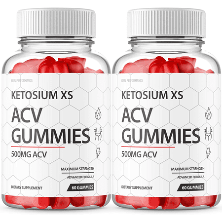 (2 Pack) Ketosium XS ACV Gummies Ketosium XS Keto Gummies Ketosium ACV Gummies