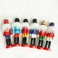 thumbnail image 2 of 6Pcs Christmas Nutcrackers Ornaments Set,Painted Wooden Nutcracker Figures,Holiday Nutcracker Soldier Doll Party Tabletop Christmas Tree Hanging Decorations, 2 of 5