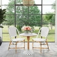 thumbnail image 5 of Butler Specialty Tenor Rattan Bistro Table In White And Black, 5 of 5
