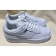thumbnail image 1 of Nike Air Force 1 Low Shadow Triple White Women's CI0919-100 W Sz-9 New w/o Box, 1 of 6