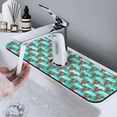 thumbnail image 7 of Sikiie Lobsters Of Turquoise Waves Splash Guard for Sink Faucet-1 PC Super Absorbent Fast Drying Mat Sink Gadgets-Splash Guard for Kitchen, Sink Mat, 7 of 7