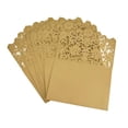 thumbnail image 1 of Flourished Accent Invitation Cards, Gold, 7-1/4-Inch, 8-Piece, 1 of 1