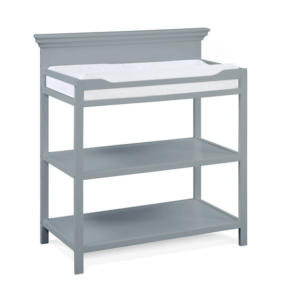 Suite Bebe Universal Changing Table with Safety Rails, Gray, Wood