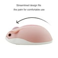 thumbnail image 3 of 2.4GHz Pink Wireless Mouse 1200DPI Ergonomic Optical USB Mouse Cute Hamster Shape Mice For Kids Laptop PC Gifts with Mouse Pad, 3 of 10