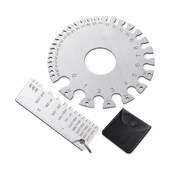 Professional Double Purpose Metal Wire Cable Thickness Gauges for1eatherWood Use