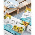 thumbnail image 3 of Outdoor Throw Pillow Cover Watercolor Farm Teal Truck Sunflowers Waterproof Cushion Covers 2 Pack Farmhouse White Pillow Cases Home Decoration for Patio Garden Couch Sofa, 3 of 7