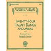 Schirmer's Library of Musical Class Twenty-Four Italian Songs and Arias Medium Low Voice 17th and 18th Century Vocal Collection Schirmer S Library Classical, (Paperback)