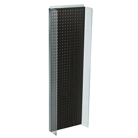 

Azar Displays 700350-BLK Black 13.5 W x 44 H Pegboard Powerwing Display