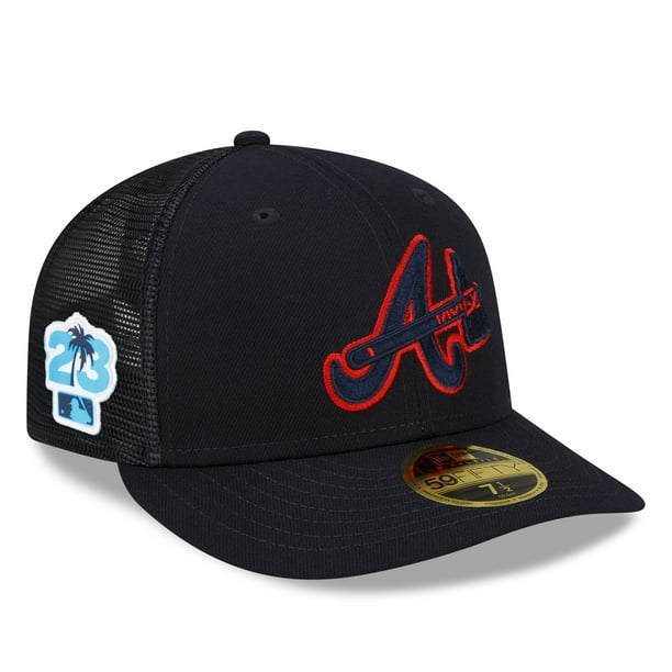 Men's New Era Navy Atlanta Braves 2023 Spring Training Low Profile