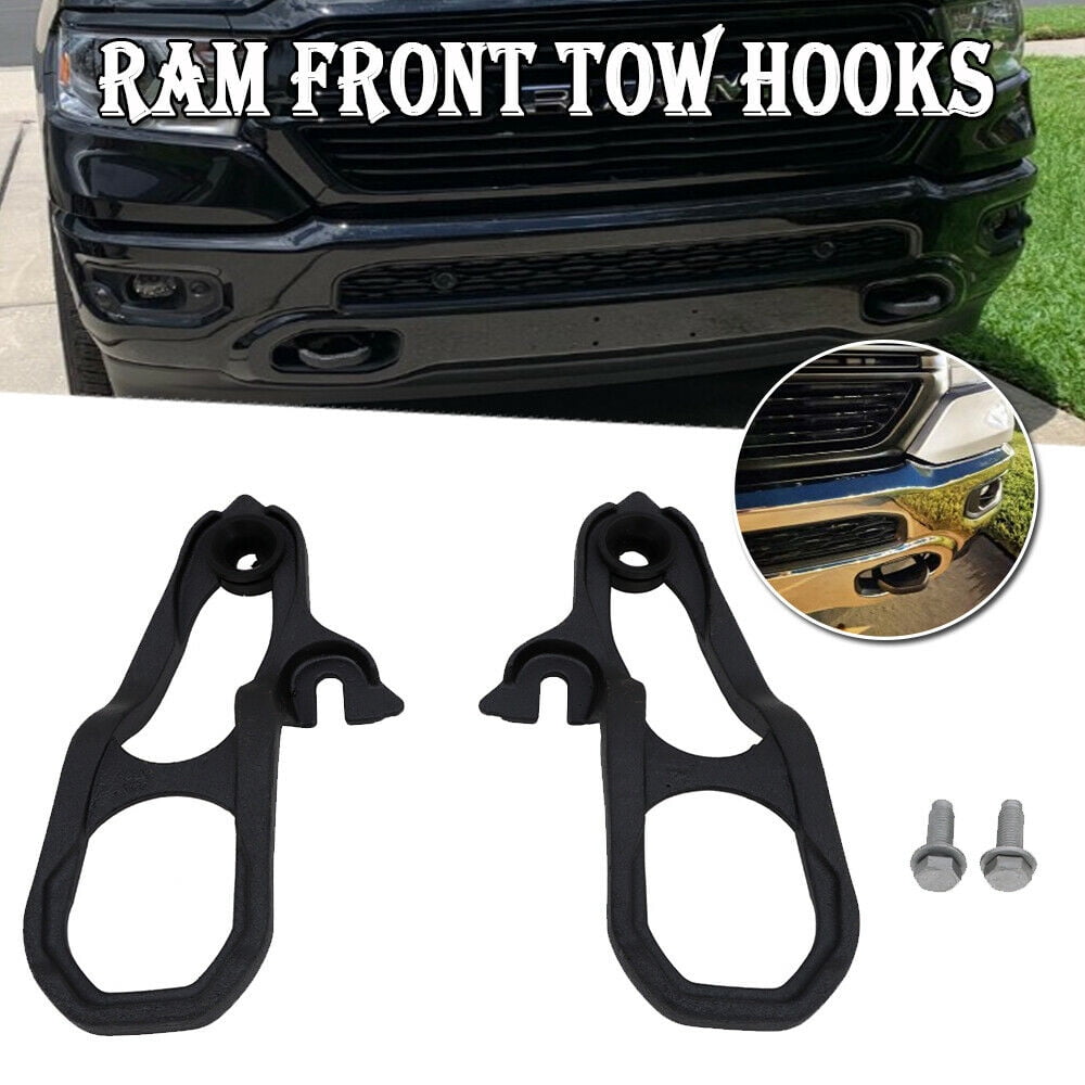 NIXFACE Ram Front Tow Hooks Fit for 20192021 Dodge Ram 1500 Replace