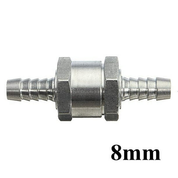 8mm Fuel Non Return Petrol Diesel Aluminium Alloy One Way Check Valve Home Accessories