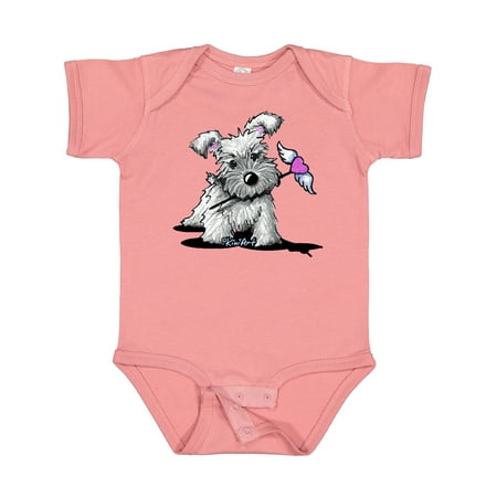 

Inktastic Schnauzer with Heart Gift Baby Boy or Baby Girl Bodysuit