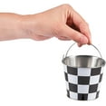 thumbnail image 2 of Fun Express Checkered Party Pails - Versatile Plastic Buckets for Treats Gifts Decorations & Party Favors at Weddings Receptions Bridal Showers & Special Occasions - Perfect Event Styling - 12 Pieces, 2 of 2