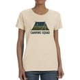 thumbnail image 1 of Camping Squad T-Shirt Women -Smartprints Designs, Female Large, 1 of 4