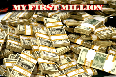 My First Million Money Poster 16/"x24/"