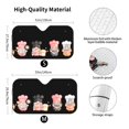 thumbnail image 2 of Disketp Windshield Sun Shade, Car Sun Shade for Front Window Baker Gnome Sunshades Sun Visor Protector Blocks UV Rays Foldable, 2 of 5