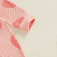 thumbnail image 7 of Okbabeha Okbabeha Newborn Baby Girl Valentine's Day Long Sleeve Footed Romper Solid Jumpsuit with Headband, 7 of 7