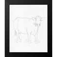 thumbnail image 2 of Green, Jacob 20x24 Black Modern Framed Museum Art Print Titled - Limousin Cattle III, 2 of 5