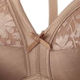 thumbnail image 4 of Purcolt Women's Plus Size Lace Bralettes Full Coverage No Underwire Wireless Bra Double Support Minimizer Bras Comfortable T-Shirt Bras, 4 of 9