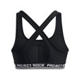 thumbnail image 3 of Under Armour Women's Project Rock Crossback Mid Impact Sports Bra, 3 of 7