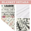 thumbnail image 3 of Bosses Day Gifts for Women, Boss Lady Gifts for Women Blanket 50" x 60", Best Boss Gifts for Women, Boss Chaos Coordinator Birthday Appreciation Retirement Gifts for Women, 3 of 5