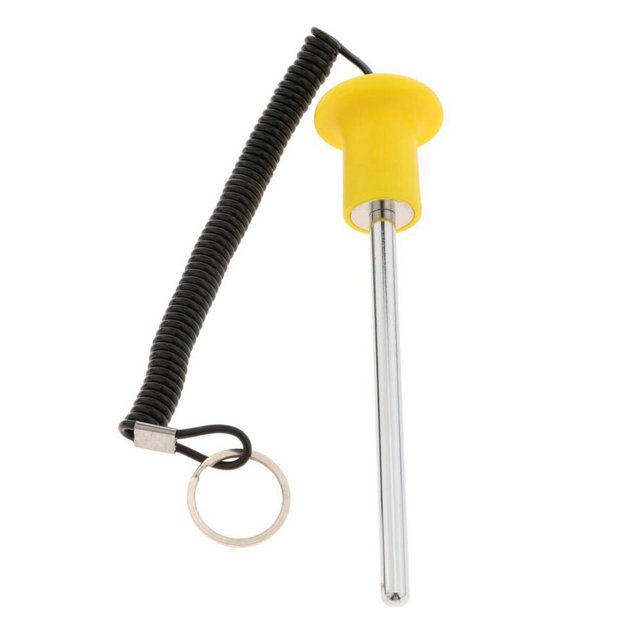 ziyahi Weight Stack Pin Accessories Multipurpose Stainless 8x100mm Pin Weight Yellow Machine Steel Yellow 8x125mm