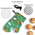 thumbnail image 5 of Christmas Oven Mitts And Pot Holders Sets Baking Sets For Kitchen Bbq Gloves Heat Resistant Cooking Christmas 4 Pcs, 5 of 8