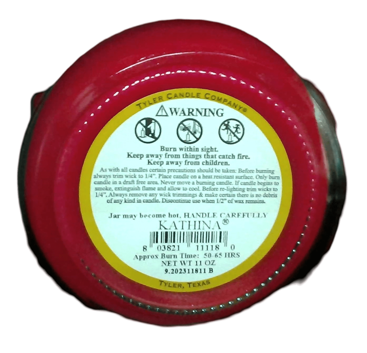 Tyler Candle Company - Kathina - 11oz jar candle - with Tyler matches