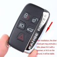 thumbnail image 2 of Carcasa para llave remota Fob de 5 botones aplicable a Land Rover Range R0ver Sport LR4 Evoque Side con palabras, 2 of 5