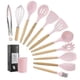 thumbnail image 1 of Kitchen Utensils Set 11Pcs Silicone Non-stick Barreled Cooking Utensils Set Silica Gel Utensil Wooden Handle Kitchenware Set, 1 of 5