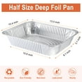 thumbnail image 2 of 9x13" Super King Aluminum Pan，Extra Heavy Duty Disposable Aluminum Roaster Foil，30 Count, 2 of 7