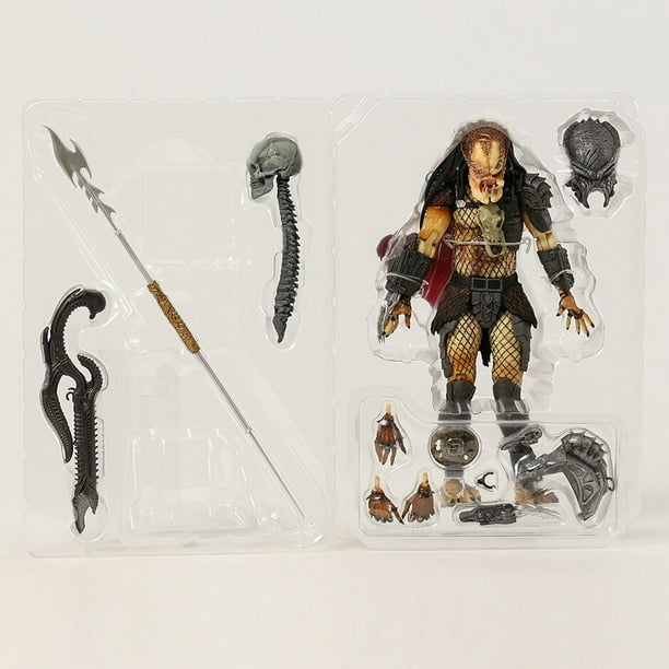 Figural NECA PREDATOR 2 Ultimate Warrior Predator PVC Action Figure Collection Toy Decorative Model Doll heqiyong LED