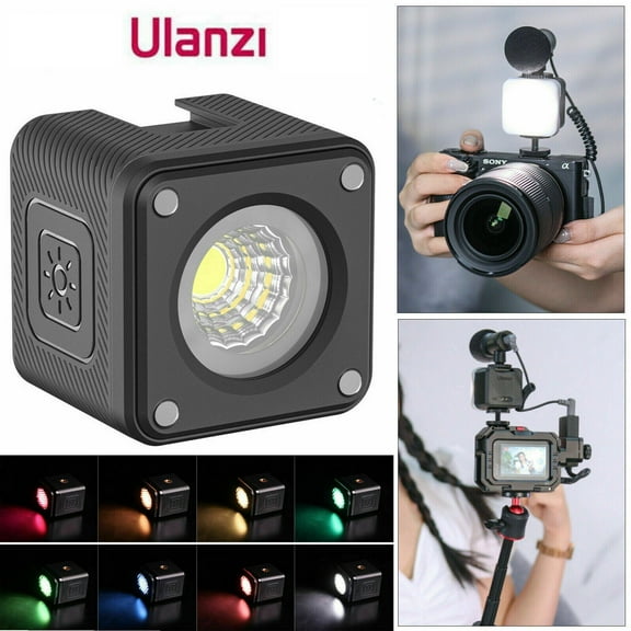 Ulanzi L2 Cute Lite LED Video Light w/ Color Filter Diffuser Honeycomb For DSLR