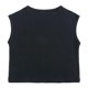 thumbnail image 4 of Gibobby ropa Niños blusas Niños pequeños, niñas, niños, corto, clásico, suelto, , sin mangas, sólido, camiseta, camisetas, ropa(Negro, 2 Años), 4 of 5