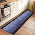 thumbnail image 2 of Blue Geometric 2'x6' Runner Rugs for Hallway Kitchen Bedside Non Slip Washable, Ombre Modern Abstract Art Entryway Rug Runners with Rubber Backing, Long Carpet Runner for Laundry Room, 2 of 8