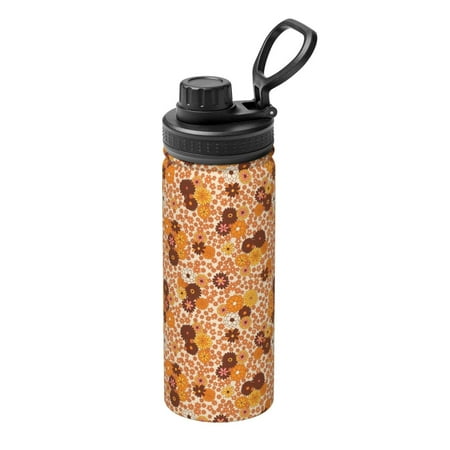 

Hirioo Hippie Ditsy Floral for 18oz Sports Insulated Kettle for Gym Hiking Camping Running Mountain Bike Outdoor Sports