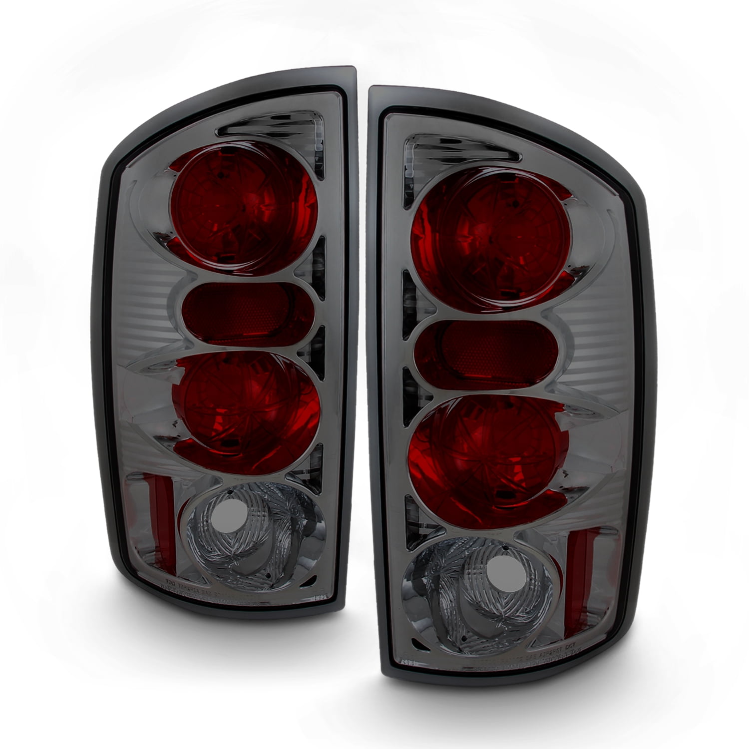 Fits 0206 Ram 1500 0305 Ram 2500/3500 Pickup Smoked Smoke Tail Lights