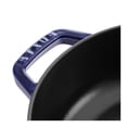 thumbnail image 3 of STAUB Braisières 3,7 L Fonte Ronde Sauté Pan Chistera, Bleu Foncé, 3 of 5