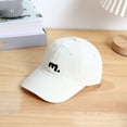 thumbnail image 2 of Krdevn Kids' Minimalist Embroidered Baseball Cap, Adjustable Breathable Sun Hat, Lightweight Outdoor Sports Cap for Summer,One Size, 2 of 3