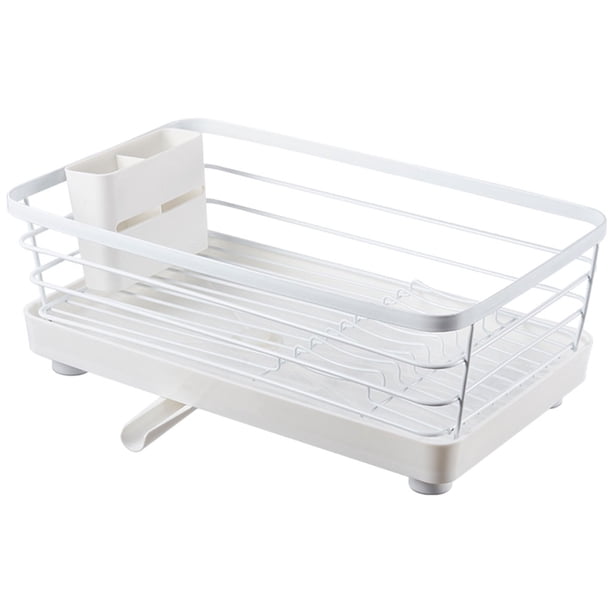 Escurridor de platos, accesorios de cocina, extraíble, ahorra espacio, antideslizante. 39.5x23.5x14.5cm