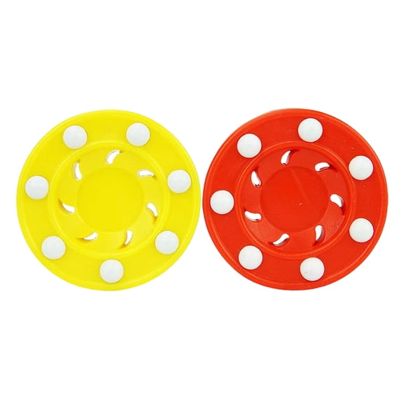 2pcs Precision Roller Hockey Pucks Street Hockey Pucks Low Bounce Glide Pucks For Outdoor And Indoor Hockey Training Hockey Pucks